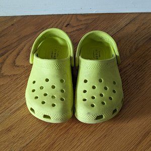 Yellow Crocs Toddler Size 8